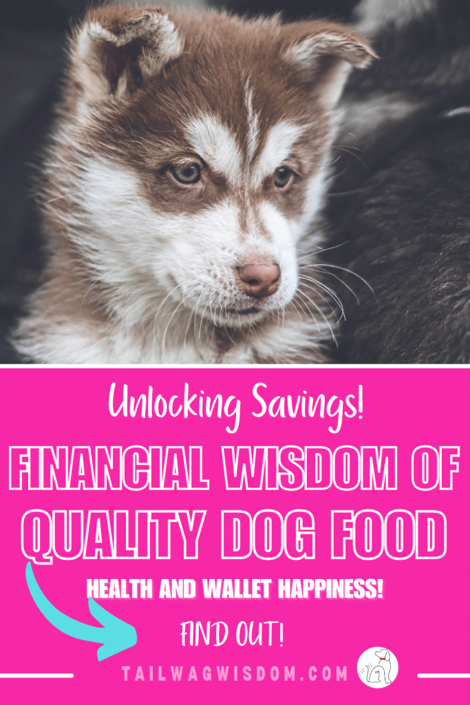Even puppies like this cute husky enjoy the benefits of quality dog food. Plus, it's affordable!